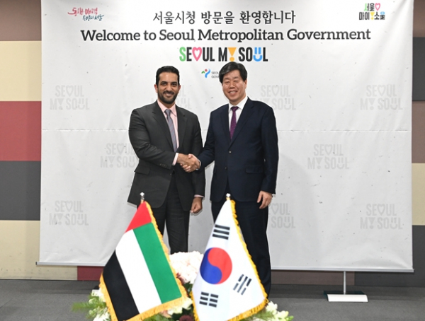 서울특별시 김의승 행정1부시장, 서울시 찾은 UAE 샤르자 부국왕과 창조산업 협력 논의